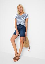 Stretch jeans bermuda, John Baner JEANSWEAR