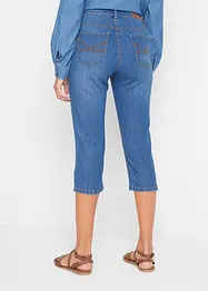 Slim capri jeans, mid waist, bonprix