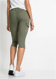 Capri broek in cargolook, bonprix