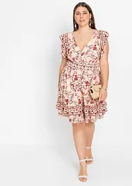 Gedessineerde jersey jurk, bonprix