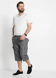 Cargo instapbermuda met linnen, bonprix