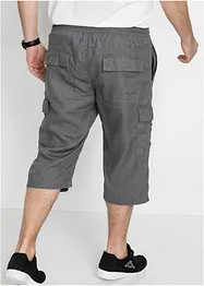 Cargo instapbermuda met linnen, bonprix