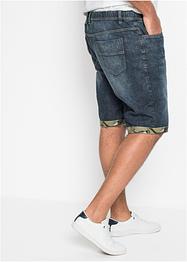 Instap bermuda met camouflage detail, slim fit, RAINBOW