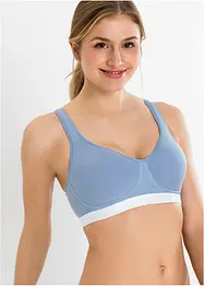 T-shirt bh zonder beugels (set van 2) met biologisch katoen, bonprix