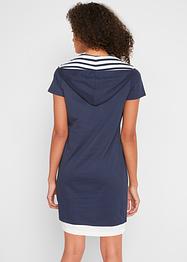 Shirtjurk in layerlook met capuchon, korte mouw, John Baner JEANSWEAR