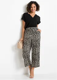Gedessineerde culotte van soepele viscose, bonprix