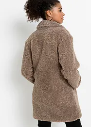 Korte oversized coat in wollen look, bonprix