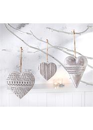 Decoratie met harten (3-dlg. set), bpc living bonprix collection