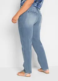 Soft stretch jeans in chinostijl, cropped, bonprix