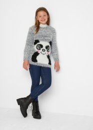 Meisjes fluffy trui, bpc bonprix collection
