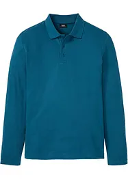 Piqué poloshirt met lange mouwen, bonprix