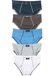 Jongens slip met zacht biologisch katoen (set van 5), bonprix