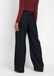 Wide leg jeans high waist met een comfortabele tailleband, bonprix
