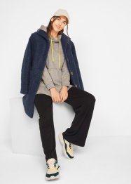 Katoenen hoodie met peplum, bpc bonprix collection
