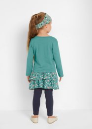 Meisjes longsleeve, rok, legging en haarband (4-dlg. set), bpc bonprix collection