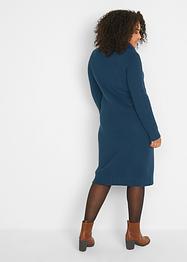 Gebreide jurk met sjaalkraag, bpc bonprix collection