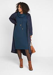 Gebreide jurk met sjaalkraag, bpc bonprix collection