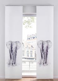 Ondoorzichtig paneelgordijn met print (1 stuk), bpc living bonprix collection