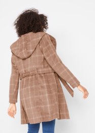 Korte coat met ruiten, bpc bonprix collection