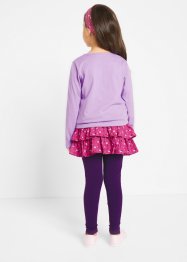 Meisjes shirt, rok, legging en haarband (4-dlg. set), bpc bonprix collection