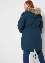 Winterparka met capuchon en imitatiebont, bonprix