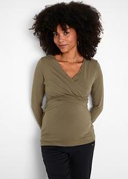 Zwangerschapsshirt / voedingsshirt met biologisch katoen, bpc bonprix collection
