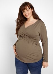 Zwangerschapsshirt / voedingsshirt met biologisch katoen, bpc bonprix collection