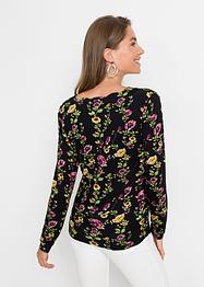 Wikkelblouse, lange mouw, BODYFLIRT