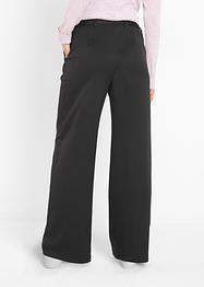 Wijde Marlene Dietrich broek met high-waist comfortband en bandplooien, bpc bonprix collection