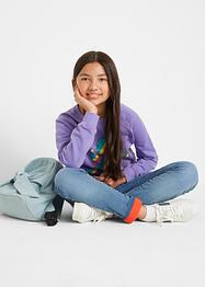 Meisjes thermojeans met jersey voering, John Baner JEANSWEAR