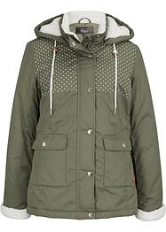 Jas met teddy fleece en capuchon, bpc bonprix collection