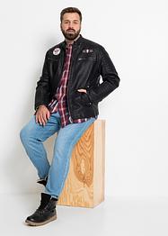 Overhemd met comfort fit, lange mouw, John Baner JEANSWEAR