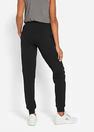 Joggingbroek van katoen met print, loose fit, bonprix