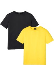 Sportshirt (set van 2), korte mouw, bpc bonprix collection