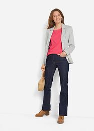 Shirt met ronde hals (set van 5), korte mouw, bpc bonprix collection