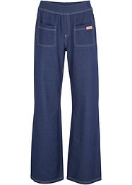 Jersey broek in denim look, wide, John Baner JEANSWEAR