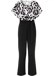 Jumpsuit in wikkellook met print, bonprix