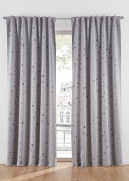 Verduisterend gordijn met lichtgevende sterren (1 stuk), bpc living bonprix collection