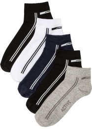 Korte sokken (5 paar) met biologisch katoen, bpc bonprix collection