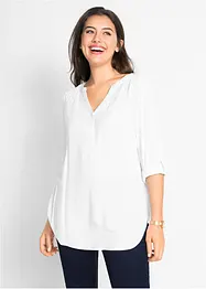 Tuniek met V-hals, lange mouw, bonprix