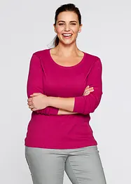 Katoenen longsleeve met ronde hals, bonprix