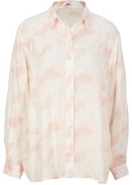 Lange, gebatikte blouse van duurzame viscose, bpc bonprix collection