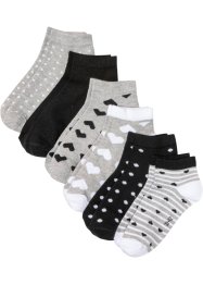 Korte sokken (6 paar) met biologisch katoen, bpc bonprix collection