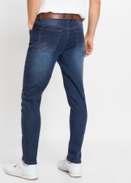 Slim fit power stretch jeans, tapered (set van 2), John Baner JEANSWEAR