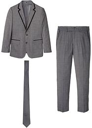 Pak (3-dlg. set): colbert, broek en das slim fit, bpc selection