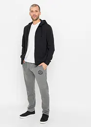 Sweatvest met capuchon (set van 2), bonprix