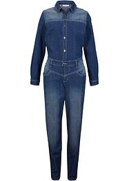 Jeans jumpsuit met stretch, John Baner JEANSWEAR