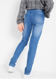 Skinny jeans met tape opzij, John Baner JEANSWEAR