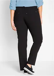 Bengaline stretch broek met comfortband, straight, bonprix