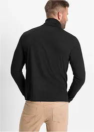 Longsleeve met col van puur biologisch katoen, bonprix